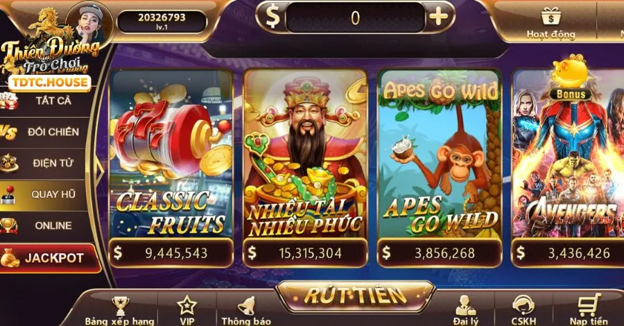 Thu thập thông tin người dùng AW8 Game